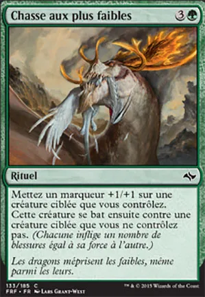 Chasse aux plus faibles