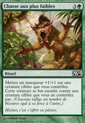 Chasse aux plus faibles