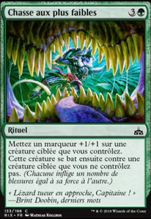 Chasse aux plus faibles