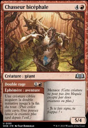 Chasseur bicéphale // Double rage
