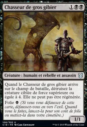 Chasseur de gros gibier