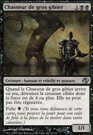Chasseur de gros gibier