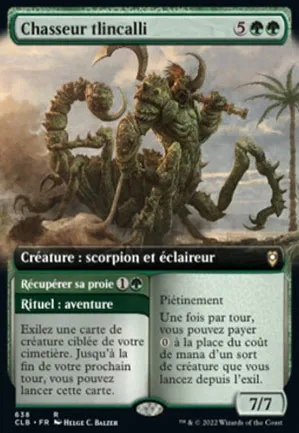 Chasseur tlincalli // Récupérer sa proie