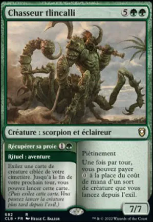 Chasseur tlincalli // Récupérer sa proie