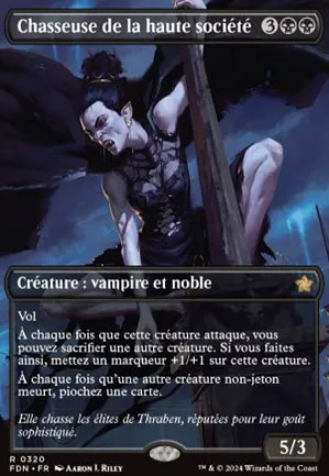 Chasseuse de la haute société