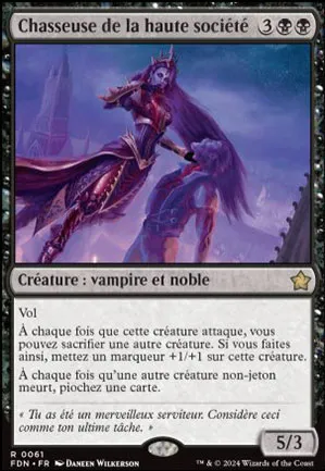 Chasseuse de la haute société