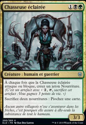 Chasseuse éclairée