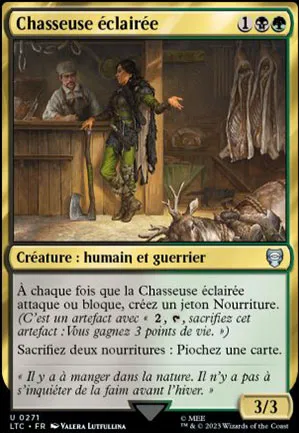 Chasseuse éclairée