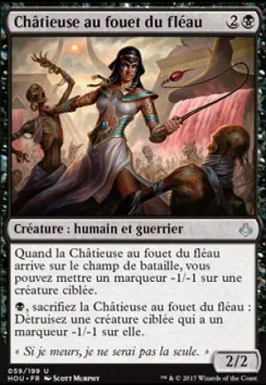 Châtieuse au fouet du fléau