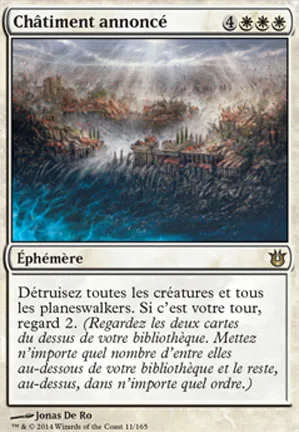 Châtiment annoncé