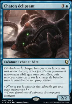 Chaton éclipsant