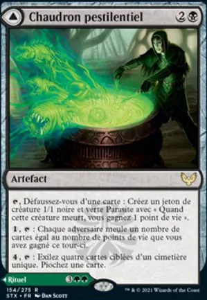 Chaudron pestilentiel // Explosion restauratrice