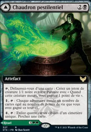 Chaudron pestilentiel // Explosion restauratrice
