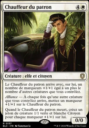 Chauffeur du patron