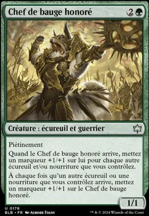Chef de bauge honoré