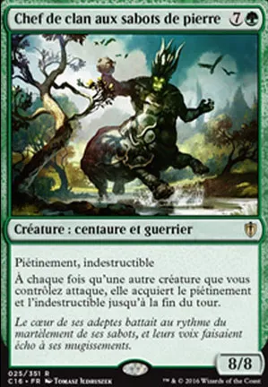 Chef de clan aux sabots de pierre
