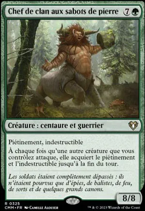 Chef de clan aux sabots de pierre