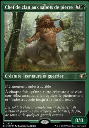 Chef de clan aux sabots de pierre