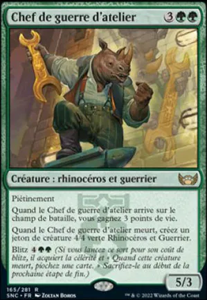 Chef de guerre d'atelier