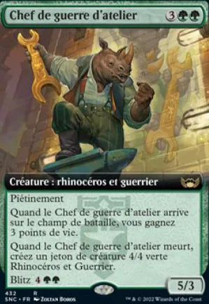Chef de guerre d'atelier