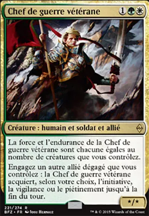 Chef de guerre vétérane