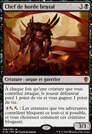 Chef de horde brutal