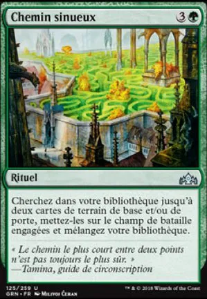 Chemin sinueux