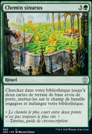 Chemin sinueux