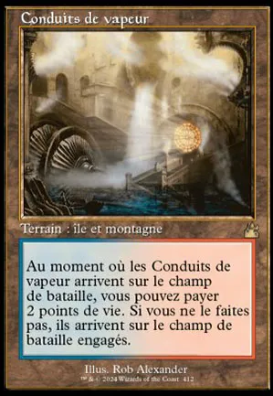 Cheminées à vapeur // Conduits de vapeur