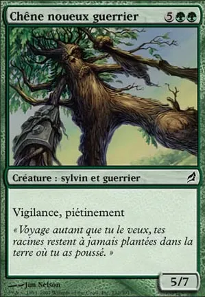 Chêne noueux guerrier