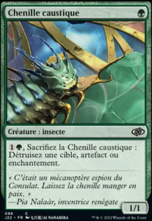 Chenille caustique