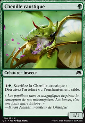 Chenille caustique