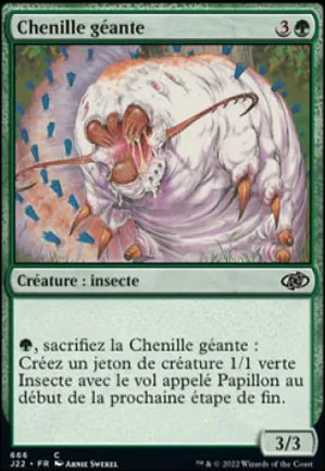 Chenille géante