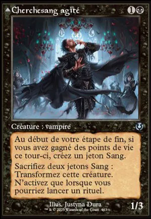 Cherchesang agité // Fêtard sanguinolent