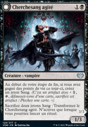 Cherchesang agité // Fêtard sanguinolent