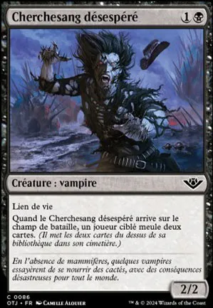 Cherchesang désespéré