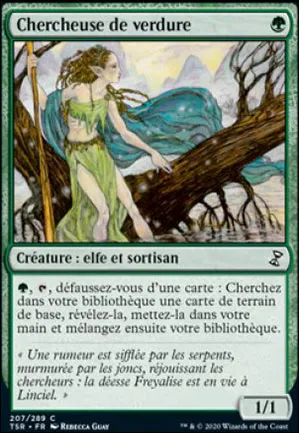 Chercheuse de verdure