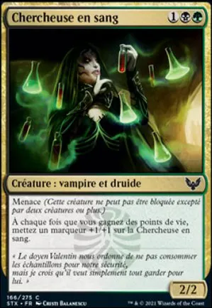 Chercheuse en sang