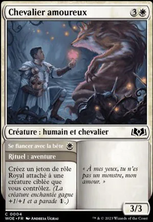 Chevalier amoureux // Se fiancer avec la bête