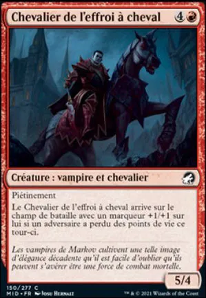 Chevalier de l'effroi à cheval