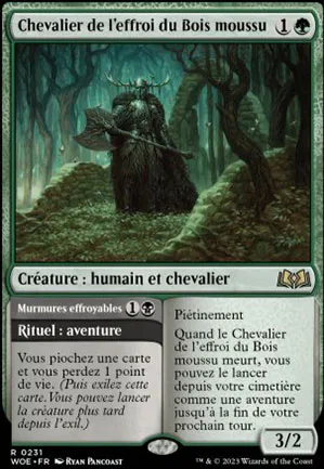 Chevalier de l'effroi du Bois moussu // Murmures effroyables
