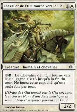 Chevalier de l'Œil tourné vers le Ciel