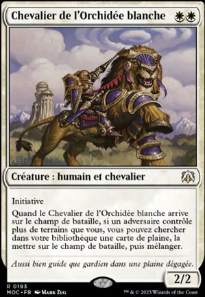 Chevalier de l'Orchidée blanche
