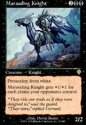 Chevalier en maraude