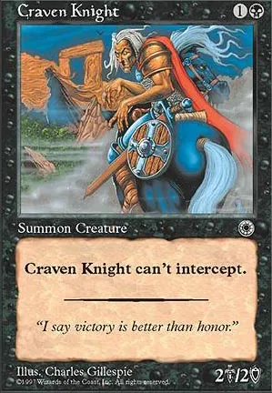 Chevalier poltron