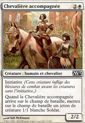Chevalière accompagnée
