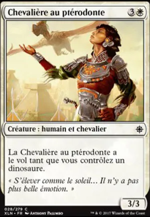 Chevalière au ptérodonte