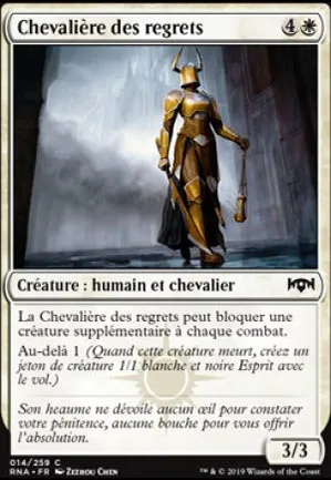 Chevalière des regrets