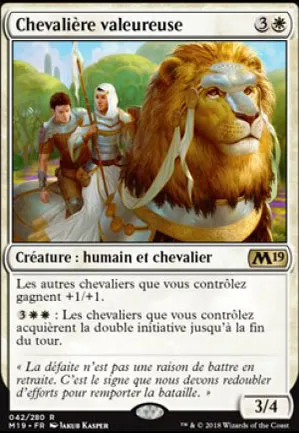 Chevalière valeureuse