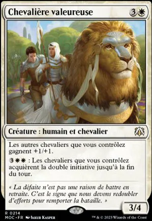 Chevalière valeureuse